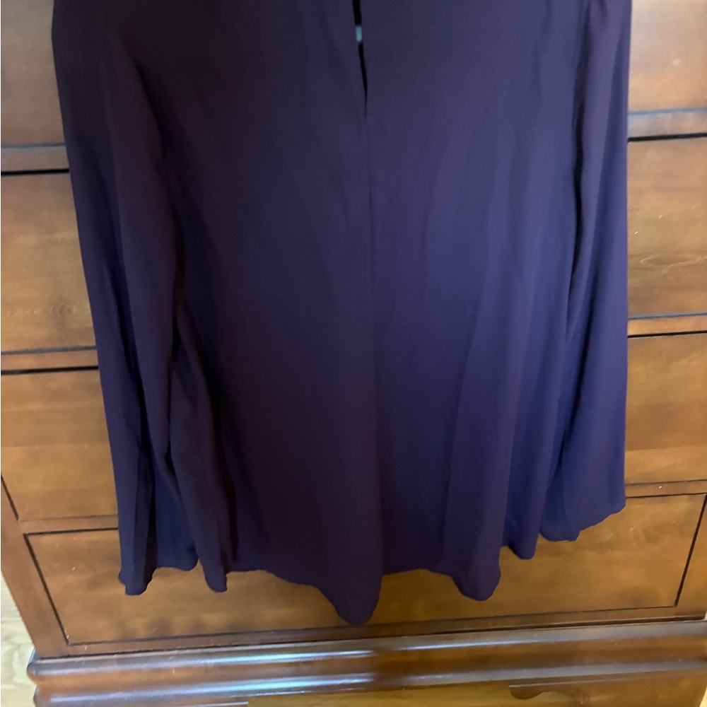 Elegant Dark Purple Blouse